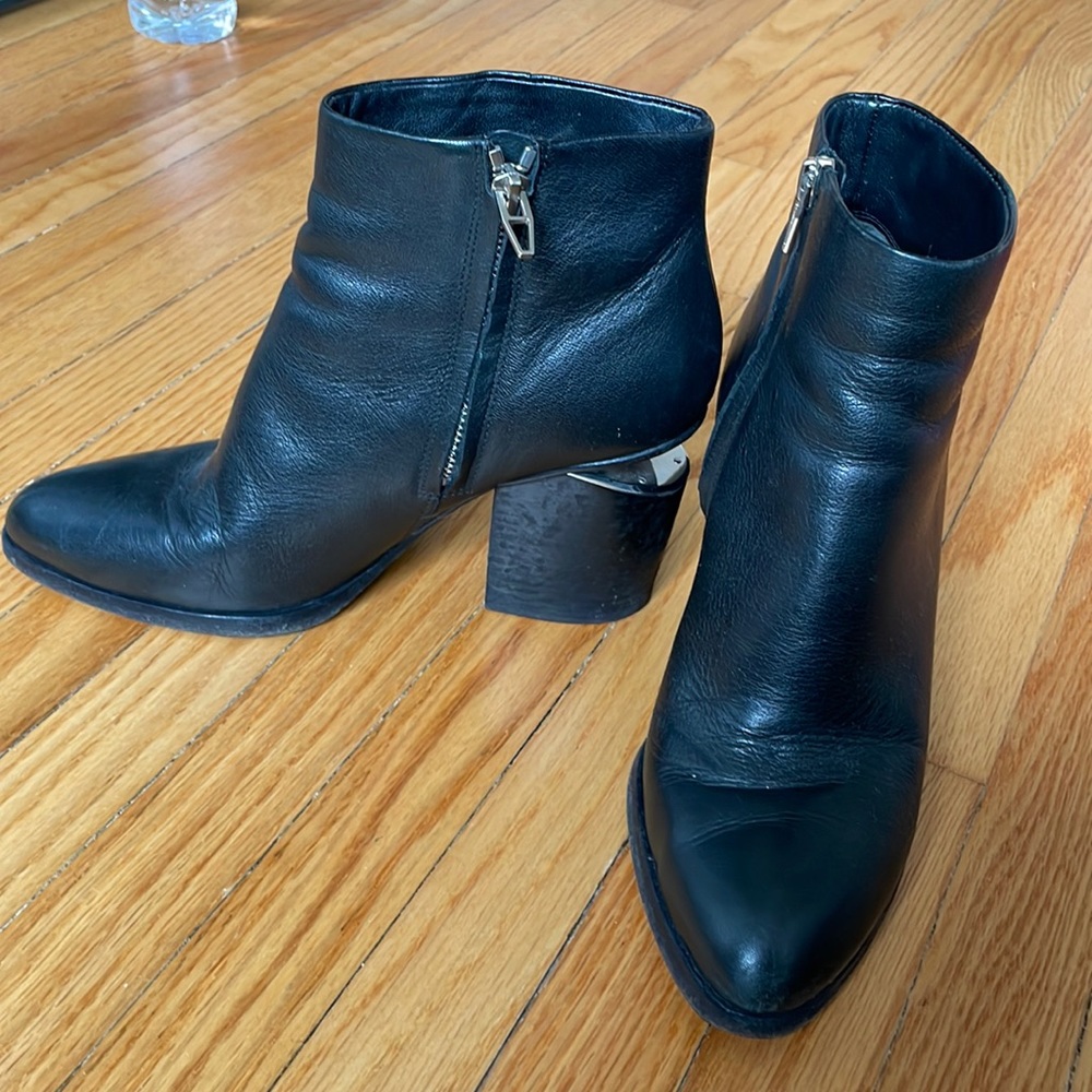 Alexander Wang Gabi Boots with silver hardware, size 37.5